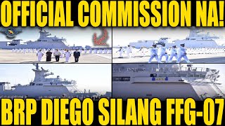 Official Commission Na Brp Diego Silang Ffg 07 Bagong Guided Missile Frigate Ng Pilipinas
