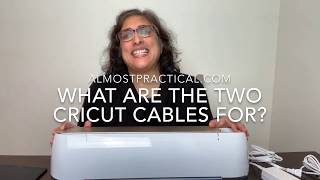 Why are there two cables in the Cricut Maker box
