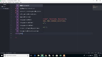 1  Creating a Database using PDO || PHP