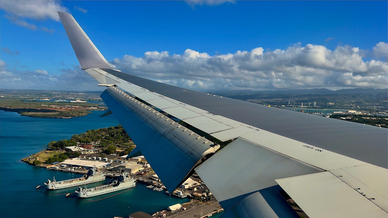 [4K] – Incredible Honolulu Landing – Japan Airlines – Boeing 767-300/ER – HNL – JA606J – SCS 1490