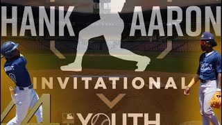 HANK AARON INVITATIONAL 44 GAME HIGHLIGHTS (Summer Before Junior Year)        Joshua Wright