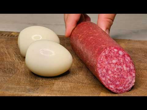 Салат 'Венский' за 5 минут! Все обалдели, когда попробовали. Ну очень вкусно!