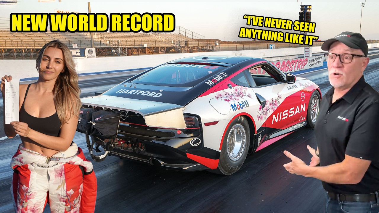 Nissan wasn't happy with my first world record… so we broke it