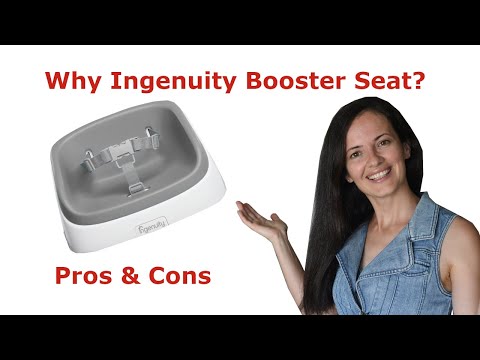 Ingenuity SmartClean Toddler Booster Seat Review ♡
