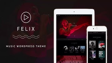 Felix - Responsive Music, Event WordPress Theme | Themeforest Website Templates and Themes