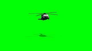 Green screen helicopter