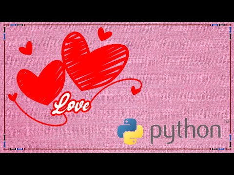 Draw Heart and Print "I Love You" using Python code        #python #pythontutorial