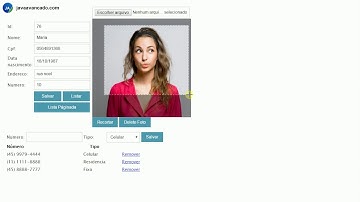 Projeto JSP com imagens e lista paginada