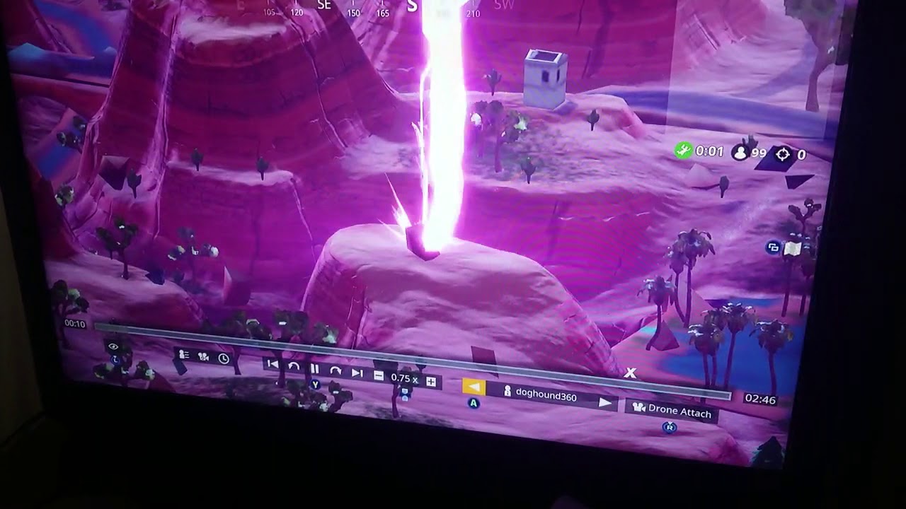 Fortnite bouncy purple Cube