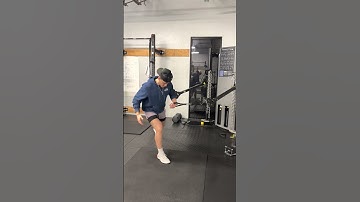 Split Squat ISO-Hold with Cable Rotation