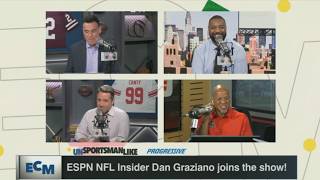 GET UP ESPN NFL Insider Dan Graziano joins the show with Chris Canty Evan Cohen