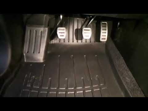 3D резиновые коврики Jetour X70 2019-... с бортами Джетур Х70, видео 1