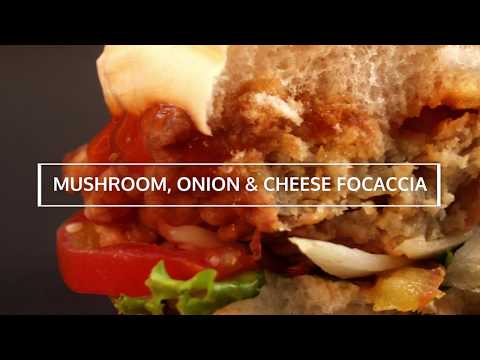 How To Make Mushroom, Onion & Cheese Focaccia At Home| Italian Recipe| The Easy Food Recipes