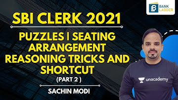 5 PM - SBI Clerk 2021 | Puzzles | Seating Arrangement Reasoning Tricks and Shortcut | Sachin Modi