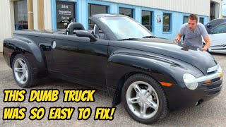 The DUMBEST truck ever made was my SMARTEST purchase ever? Chevy SSR FIXED!