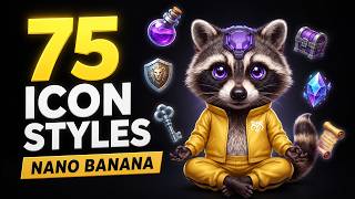 75 Icon Art Styles for Nano Banana 75 Icon Art Styles for Nano Banana