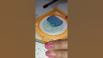 How many rotations did the pen make in total?#shorts #trending #ytshorts #youtubeshorts #spirograph