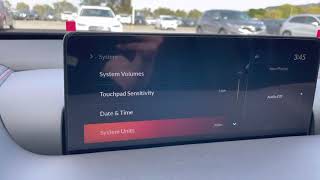 JC How to change the touchpad sensitivity in the 2021 Acura TLX