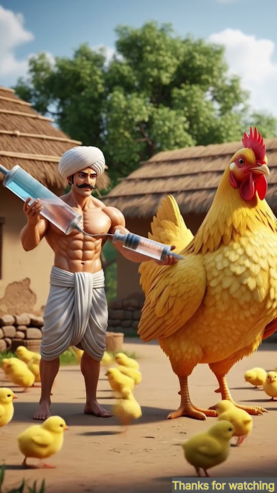 A farmer hen gaves million of egg and farmers get worried about that #ai #hen #farmer