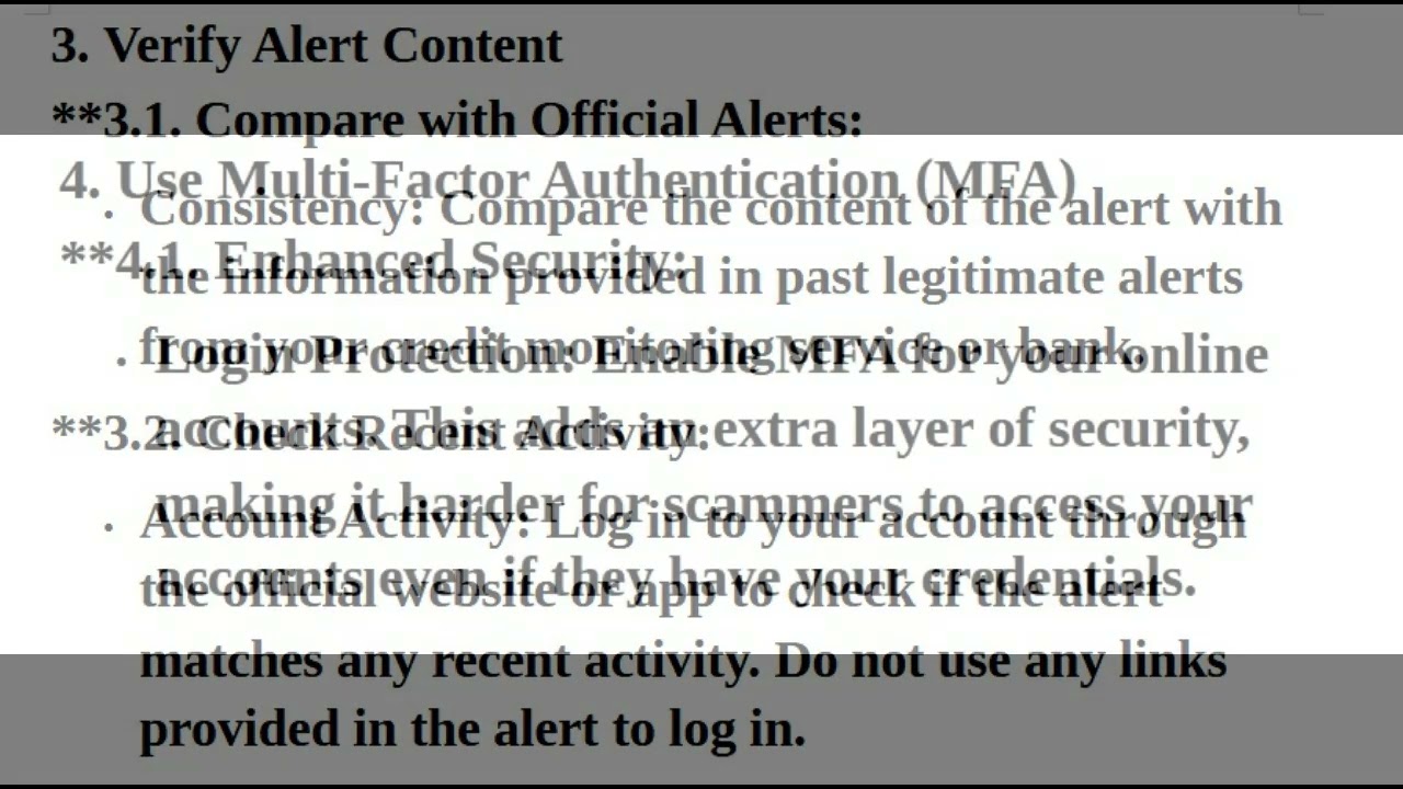 How to Spot Fake Credit Alerts: Protect Yourself from Scams