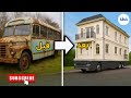 From An Abandoned Bus To A Two Story Mobile Palace