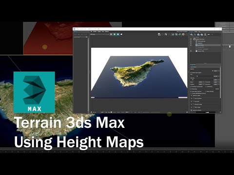 Create Any Terrain In The World Using Height Maps In 3DS MAX (Daniel Szalapski)