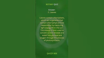 Botany Quiz | Are You a Botanical Genius? Test Your Plant Knowledge with This Botany Quiz! #botany