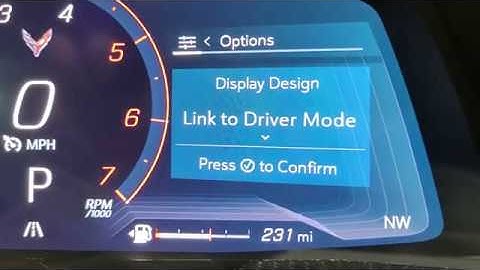 How to Configure Display Modes & HUD on the 2020 Corvette