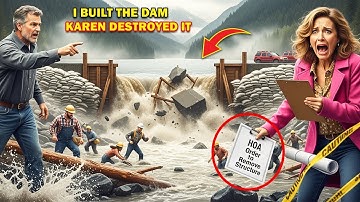 “I Built Two Emergency Dams — Then HOA Karen Destroyed One and Caused a Flood!”