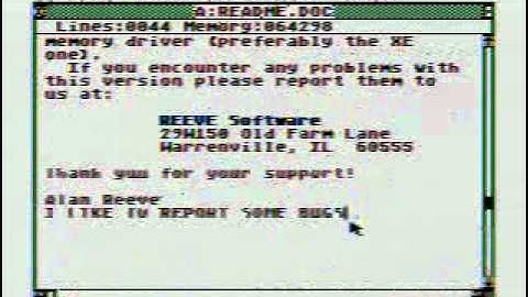 Atari 8-bit Diamond OS part 2
