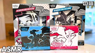 Asmr Black Bolt & White Flare Pokemon Card Opening New Set 4K Soft Spoken