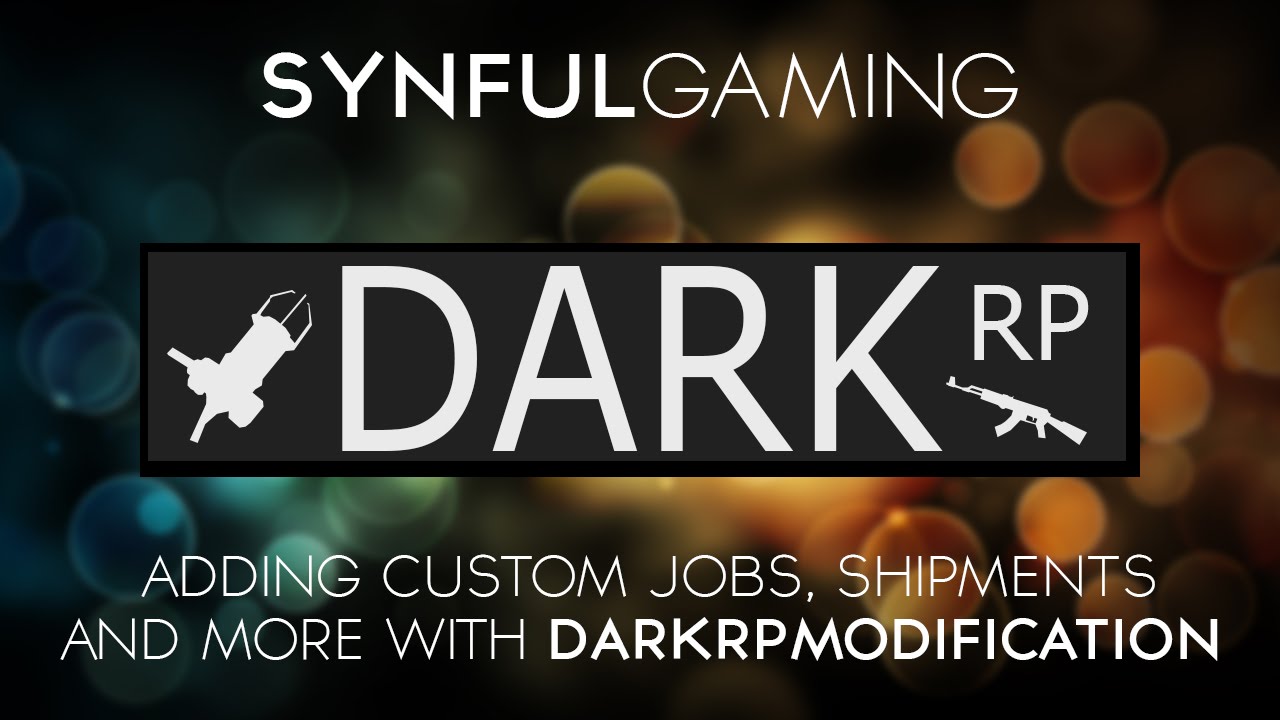 how to add custom jobs shipments etc using darkrpmodification custom duty jobs