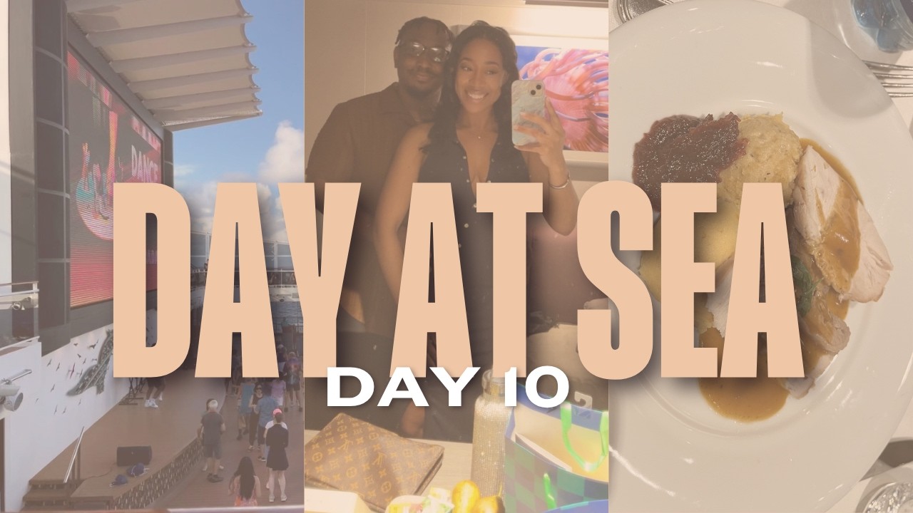 Thanksgiving on a Cruise 🍁 MSC Grandiosa Vlog | 4D Experience, Pool Day & Thanksgiving Dinner