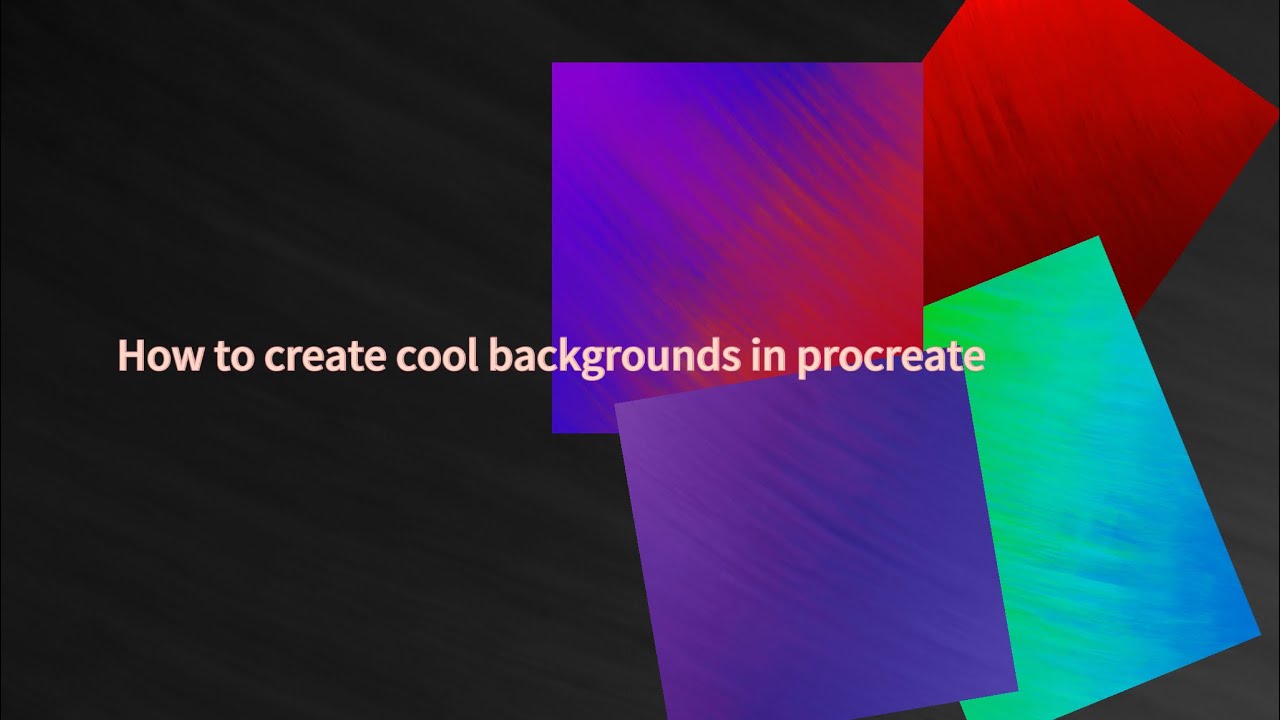 How to create cool backgrounds in procreate #youngartist #art - YouTube