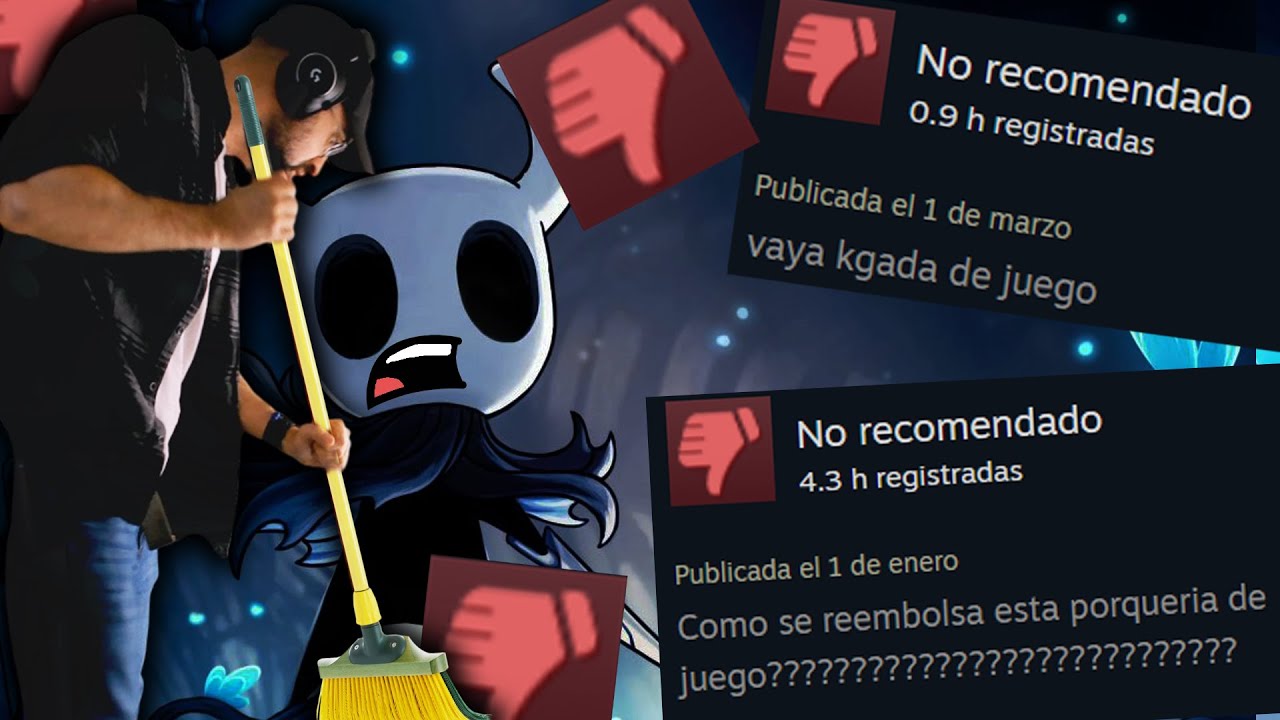 RESPONDO a los ANÁLISIS MÁS NEGATIVOS y TÓXICOS de HOLLOW KNIGHT (así os libráis vosotros)