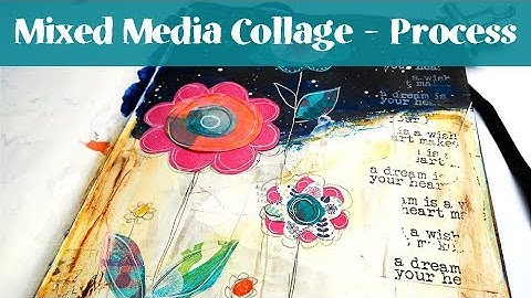 Mixed Media Journal for Beginners - Art Journal Tutorial Start to Finish