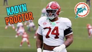 Film Breakdown Kadyn Proctor Flashes Massive Upside in His Miami Dolphins Preseason Debut