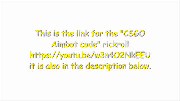 CSGO Hacks Rickroll Link