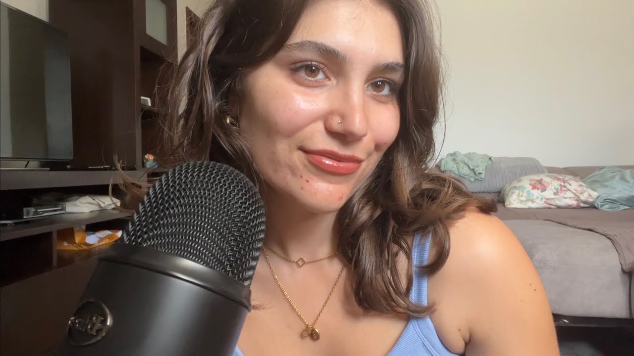 ASMR up close whispers, mouth sounds and kisses 💋