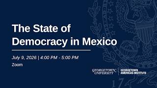 El estado de la democracia en México
