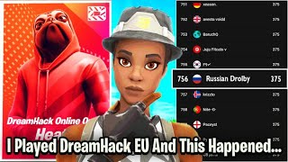 I Played DreamHack And This Is What Happened (Fortnite Tournament)