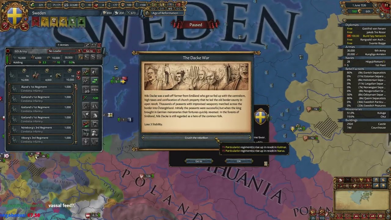 Руководство EU4 по катастрофе войны в Даке