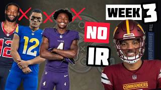 Jayden Daniels Avoids IR; Puka, Flowers, Nico OUT Week 3