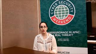 Noushin Shabab, Senior  Security Researcher  (GReAT), Kaspersky Lab talks on cyberespionage at  APAC screenshot 5