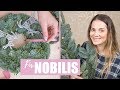 Как быстро сделать Новогодний венок из НОБИЛИСА /  DIY Tsvoric / New Year's wreath from NOBILIS