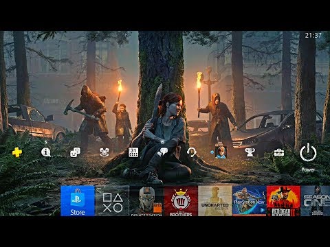The Last Of Us Part 2 FREE New PS4 Ellie Dynamic Theme 