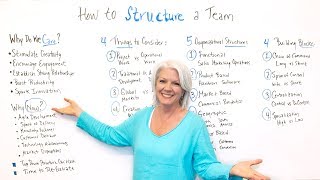 How to Structure a Team - Project Management Training