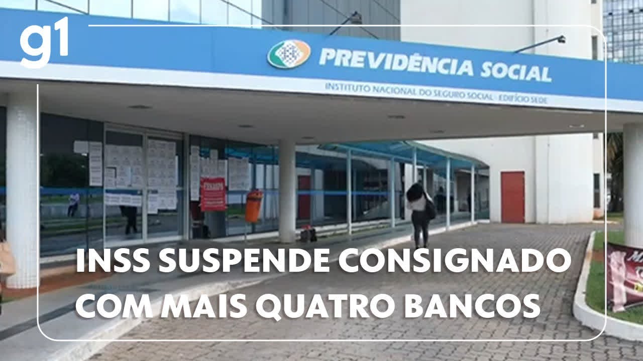 INSS suspende operações de consignado para mais 4 bancos - YouTube