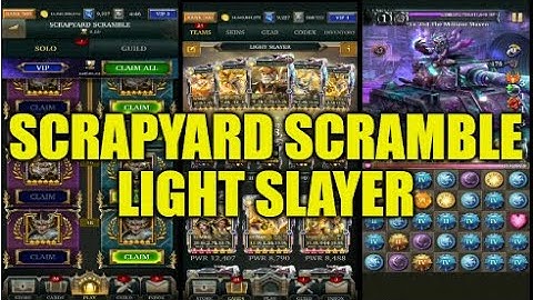 Legendary Game Of Heroes: Scrapyard Scramble Event Gameplay/Team Testing (Light Slayer)