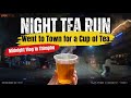 Midnight peace drive for a cup of tea 